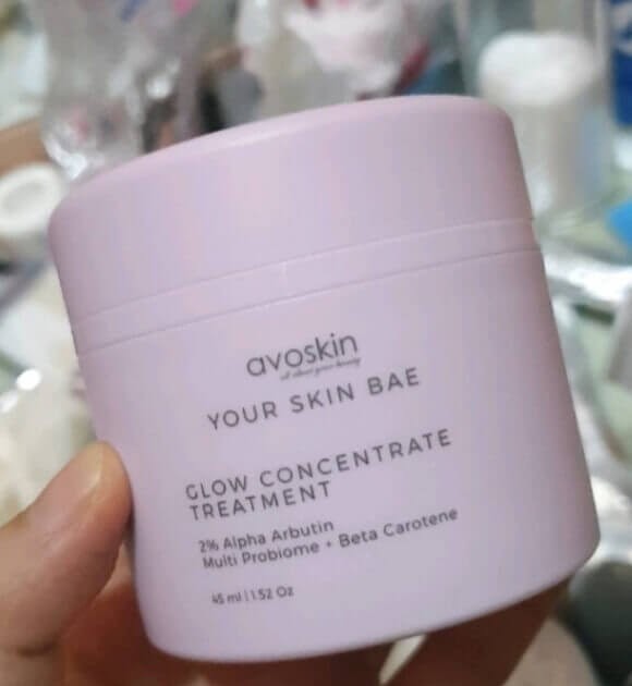 Cek Ingredients Avoskin Your Skin Bae Glow Concentrate Treatment 2% Alpha Arbutin + Multi Probiome + Beta Carotene