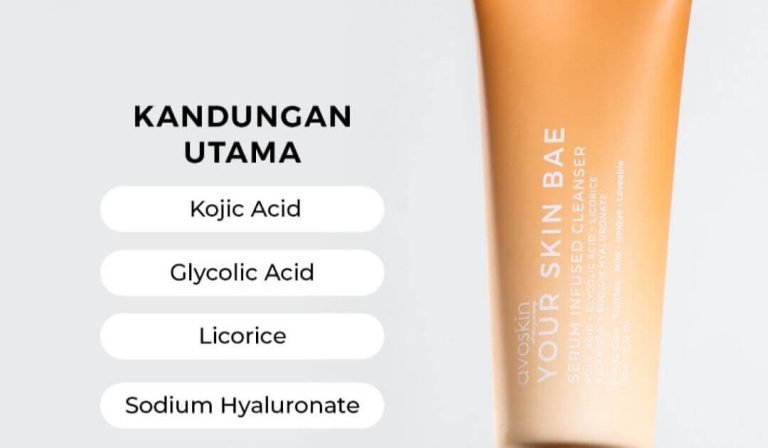 Cek Ingredients Avoskin Your Skin Bae Kojic Acid Daily facial cleanser