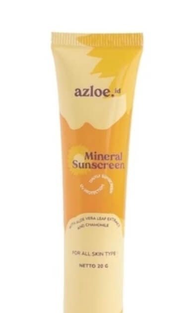 Cek Ingredients Azloe Tinted sunscreen dengan Spf 30 PA+++