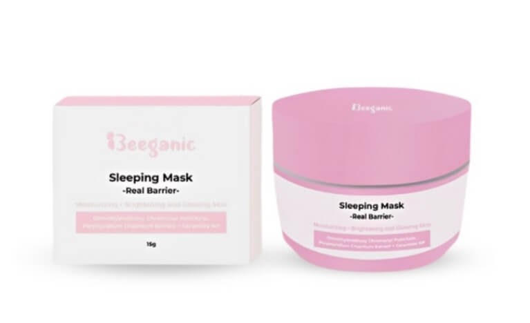 Cek Ingredients Beeganic Real Barrier 2in1 Sleeping mask Moisturizer