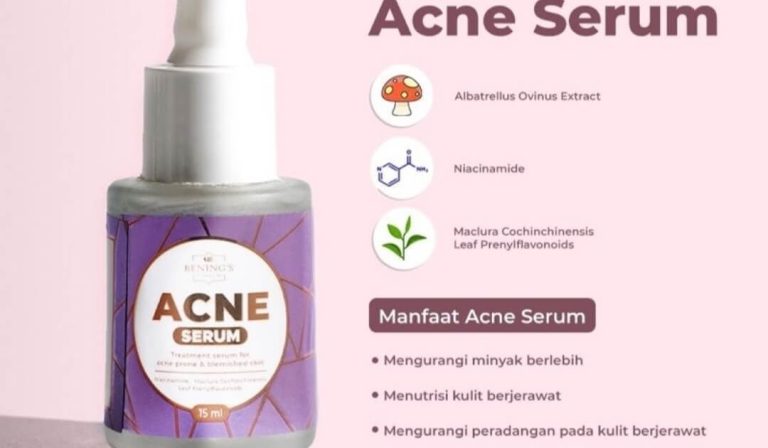Cek Ingredients Bening's Skincare Acne Serum