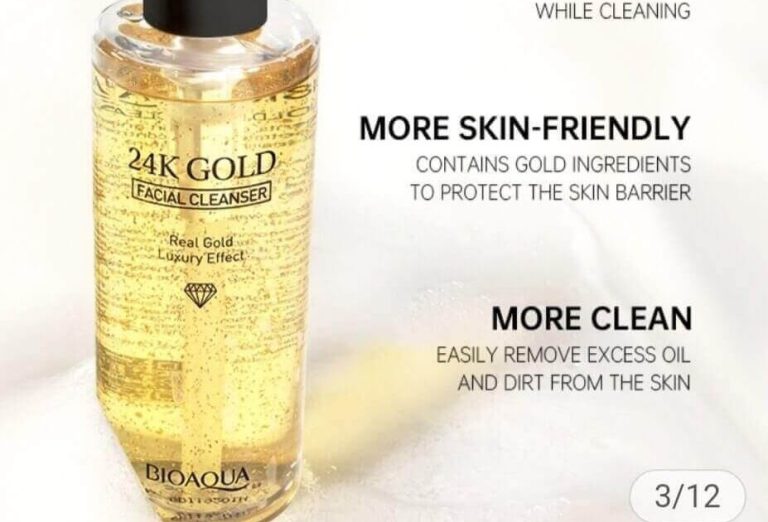 Cek Ingredients BIOAQUA 24K Gold Facial Cleanser