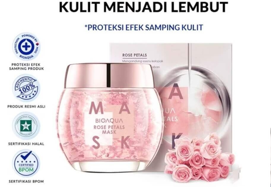 Cek Ingredients BIOAQUA Rose Petals Mask