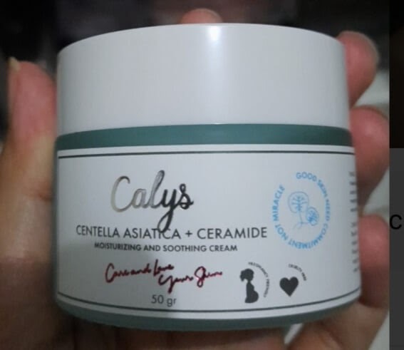Cek Ingredients Calys Centella Asiatica + Ceramide Moisturizer and Soothing Cream