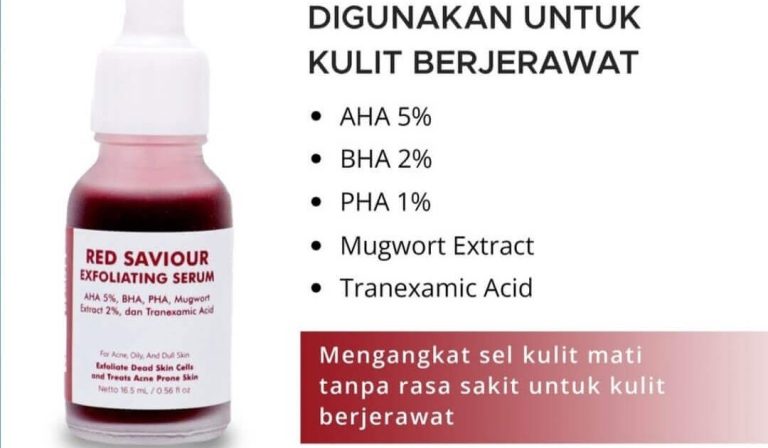 Cek Ingredients Cleora Red Saviour Exfoliating Serum