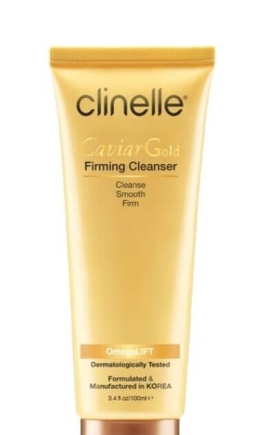 Cek ingredients CLINELLE Caviar Gold Firming Cleanser