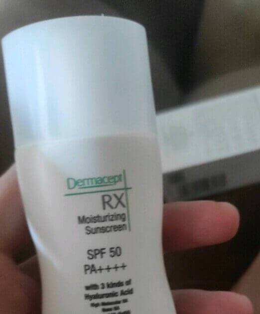 Cek Ingredients Dermacept RX Moisturising Sunscreen SPF 50 PA ++++