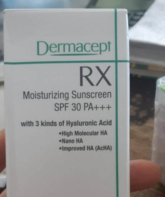 Cek Ingredients Dermacept RX Moisturizing Sunscreen SPF 30 PA+++