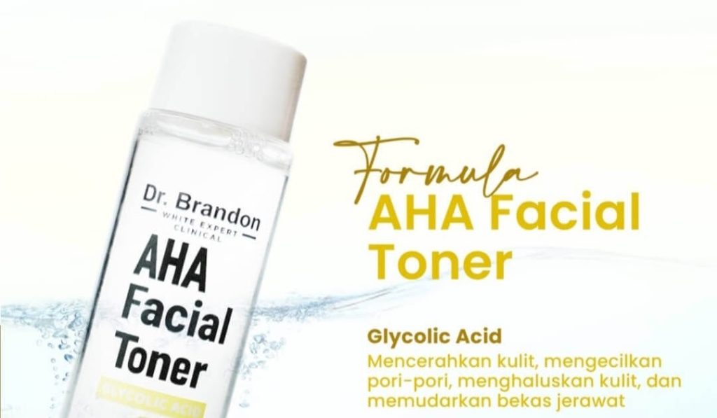 Cek Ingredients Dr. Brandon AHA Facial Toner