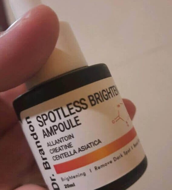 Cek Ingredients Dr. Brandon Spotless Brightening Ampoule