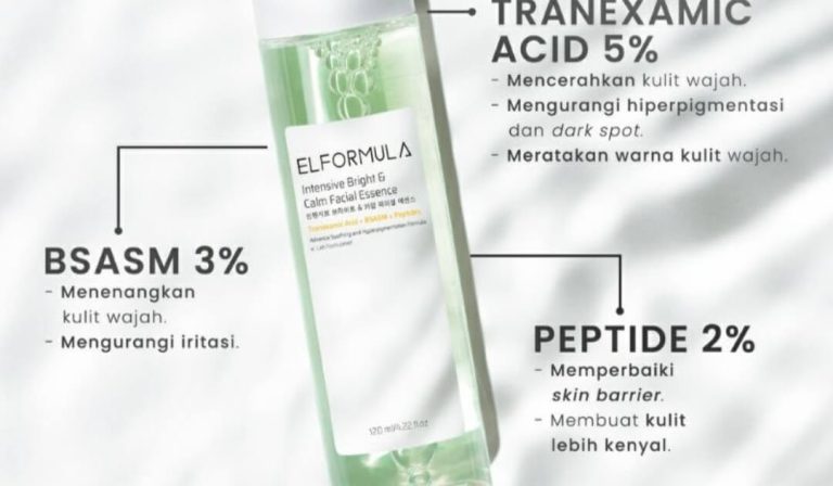 Cek Ingredients Elformula Intensive Bright & Calm Facial Essence