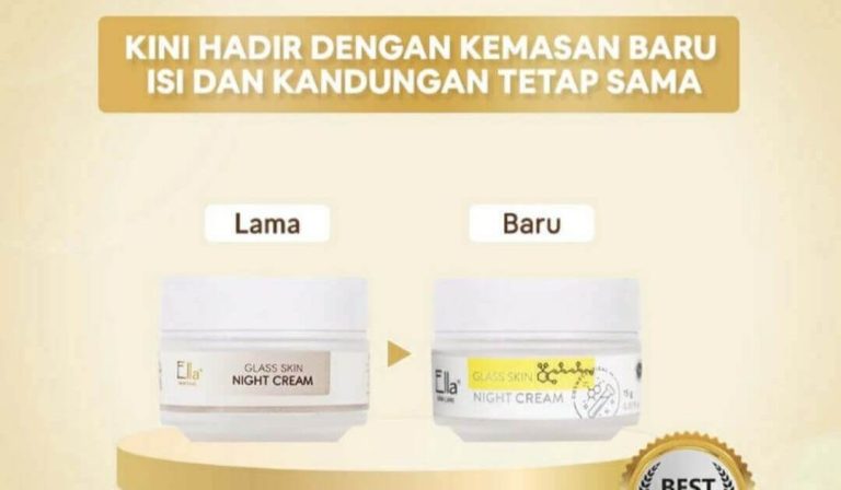 Cek Ingredients Ella Skincare Glass Skin Night Cream