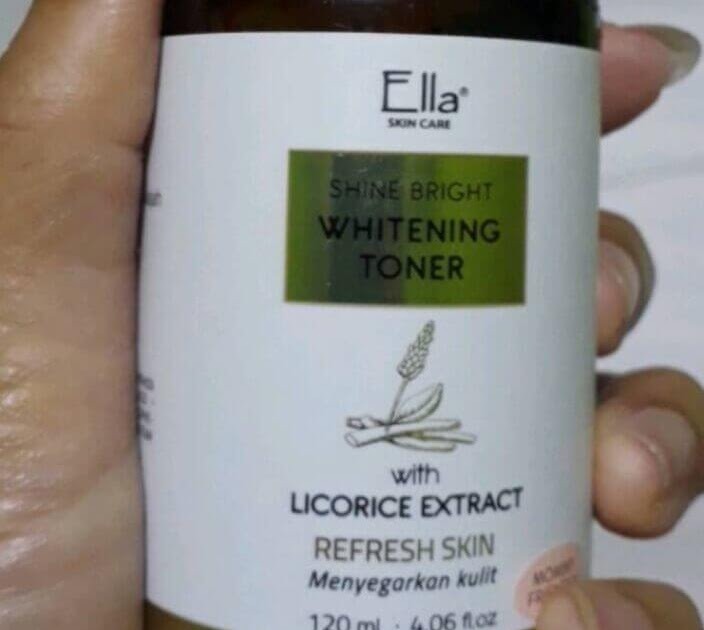Cek Ingredients Ella Skincare Whitening Licorice Toner