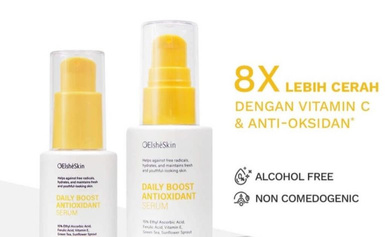 Cek Ingredients Elsheskin Daily Boost Antioksidan Serum Vit C 15%