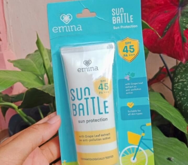Cek Ingredients Emina Sun Battle SPF 45 PA +++