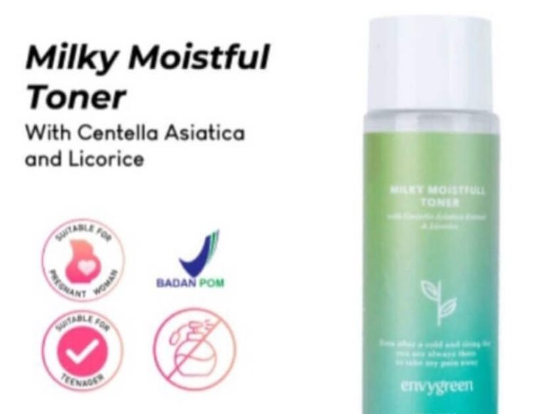 Cek Ingredients Envygreen Milky Moistfull Toner