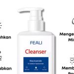 Cek Ingredients FEALI FACIAL CLEANSER Niacinamide 5x Sodium hyaluronate