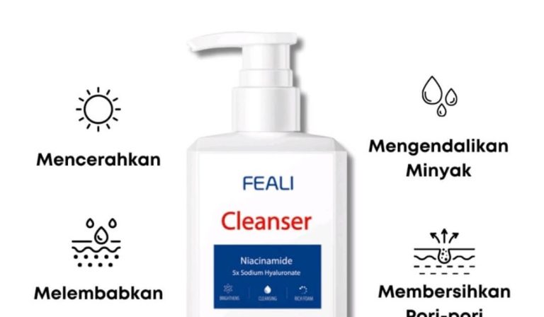 Cek Ingredients FEALI FACIAL CLEANSER Niacinamide 5x Sodium hyaluronate