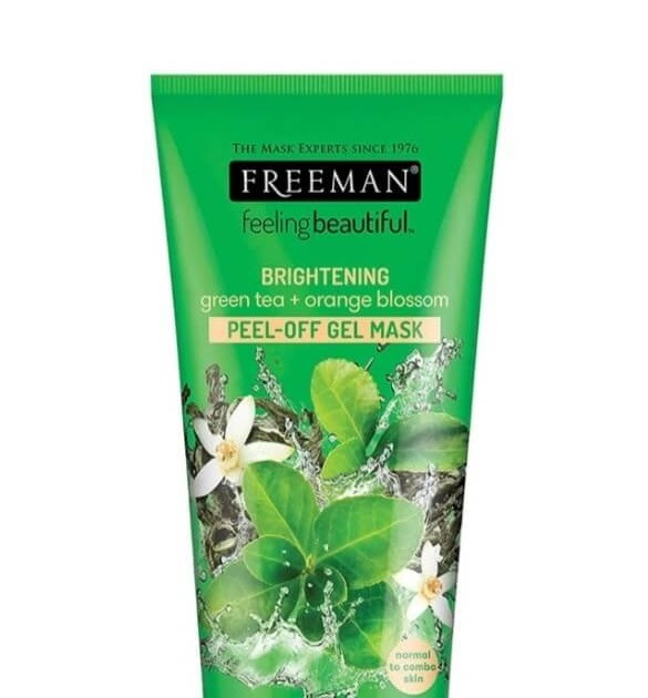 Cek Ingredients Freeman BRIGHTENING GREEN TEA + ORANGE BLOSSOM PEEL-OFF GEL MASK