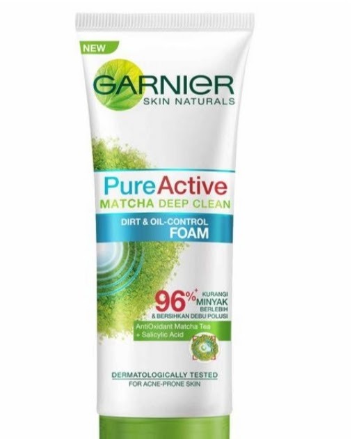 Cek Ingredients Garnier Pure Active Matcha Foam