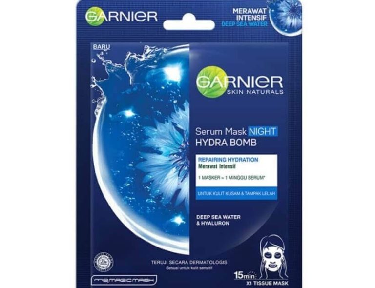 Cek Ingredients Garnier Serum Mask Night Hydra Bomb