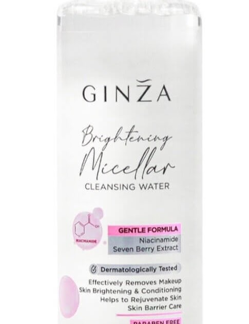 Cek Ingredients Ginza Brightening Michellar Cleansing Water