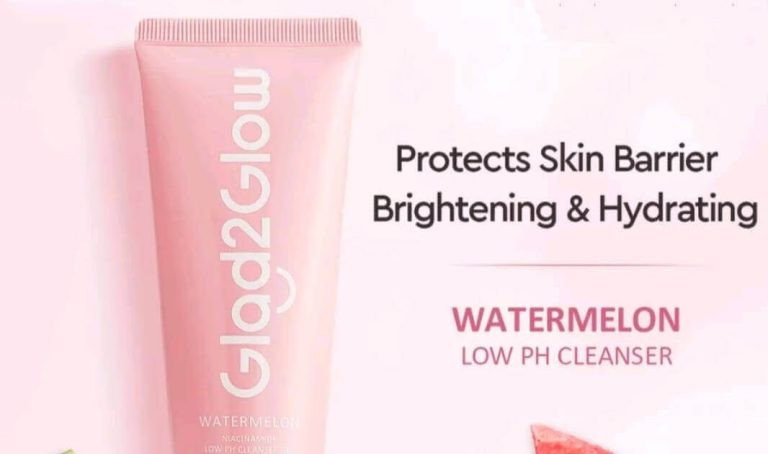 Cek Ingredients Glad2Glow Watermelon Niacinamide Low Ph Cleanser Gel