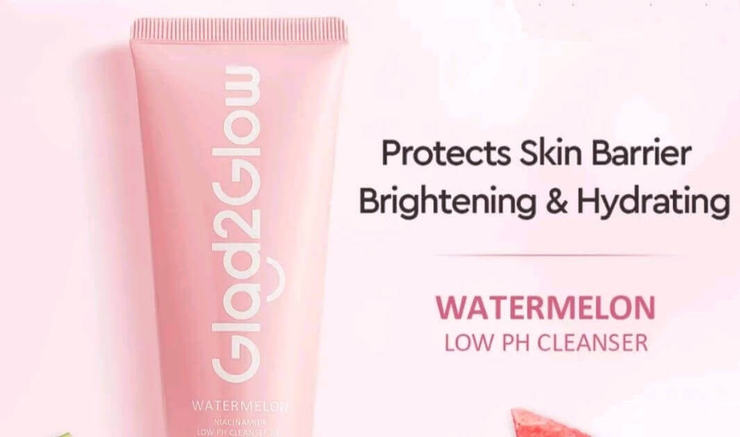 Cek Ingredients Glad2Glow Watermelon Niacinamide Low Ph Cleanser Gel