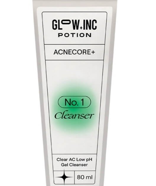 Cek Ingredients GLOWINC Potion ACNECORE+ Clear AC low pH Gel Cleanser