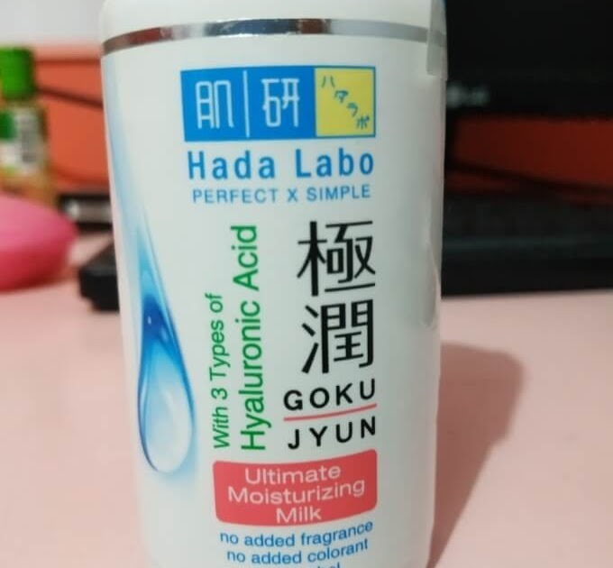 Cek Ingredients Hadalabo Gokujyun Moisturizing Milk