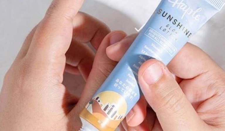 Cek Ingredients Haple Sunshine Glow Lotion