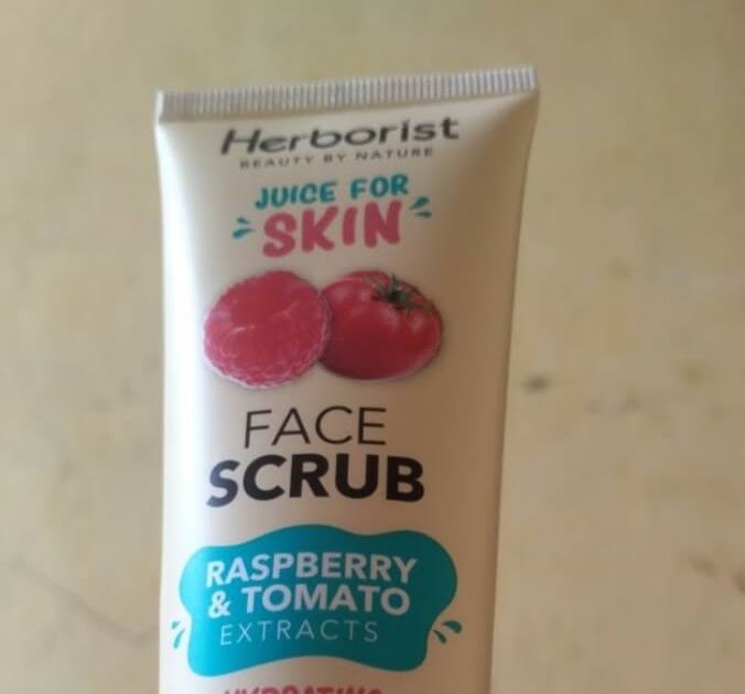 Cek Ingredients Herborist Juice for Skin Face Scrub Raspberry Tomato