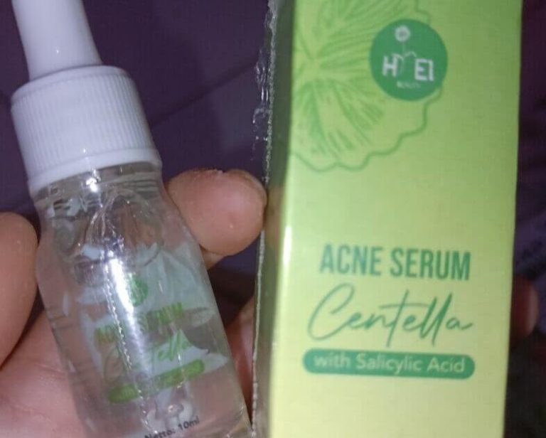 Cek Ingredients Hiel Beauty Anti Acne Serum with Centella + salicylic acid