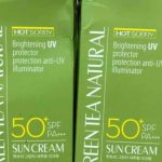 Cek Ingredients Hot sorry natural green tea sun cream spf50+ PA+++