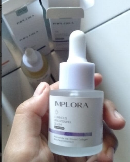 Cek Ingredients Implora Luminous Brightening Serum