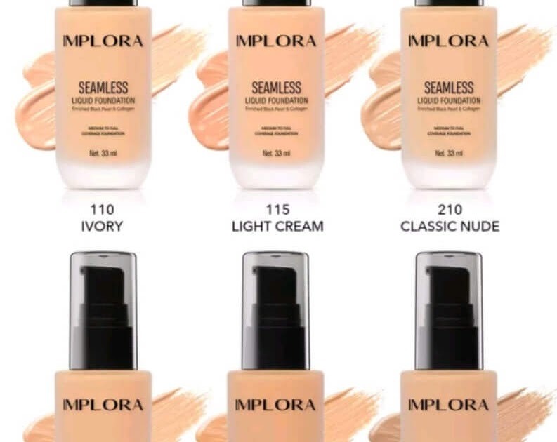 Cek Ingredients Implora Seamless Liquid Foundation