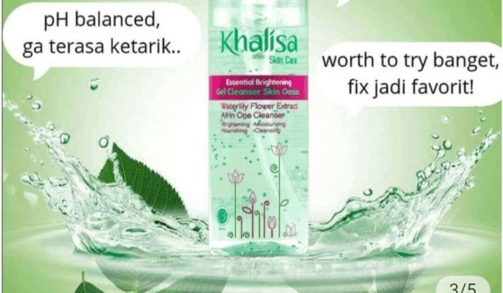 Cek Ingredients Khalisa Brightening Gel Cleanser Skin Oasis