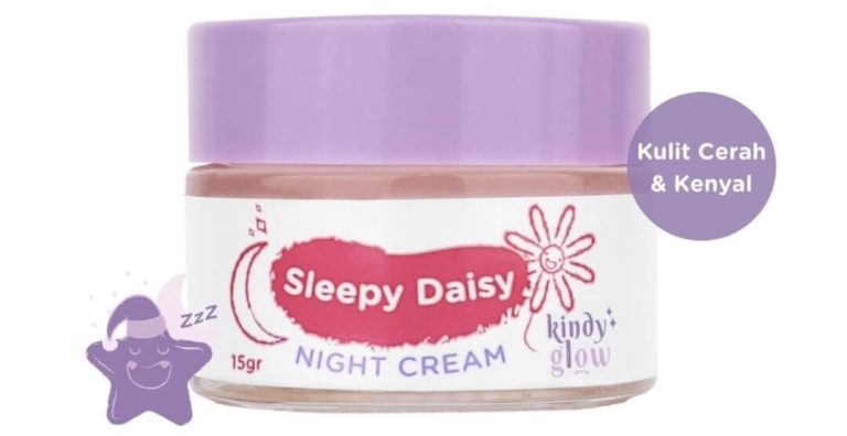 Cek Ingredients Kindy Glow Sleepy Daisy Night Cream