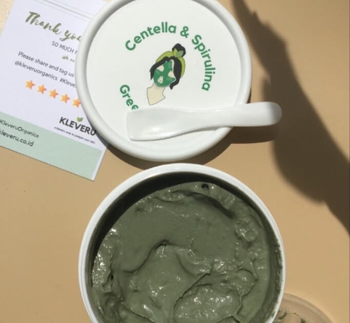 Cek Ingredients Kleveru Centella and Spirulina Green Mask