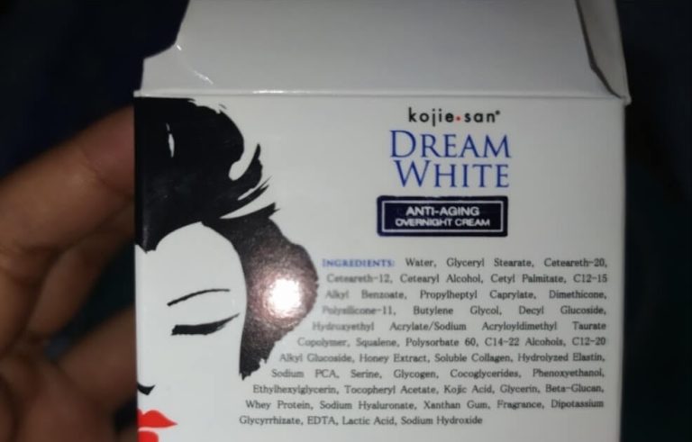 Cek Ingredients Kojie San Dream White Anti aging Overnight Cream