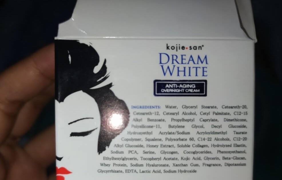 Cek Ingredients Kojie San Dream White Anti aging Overnight Cream