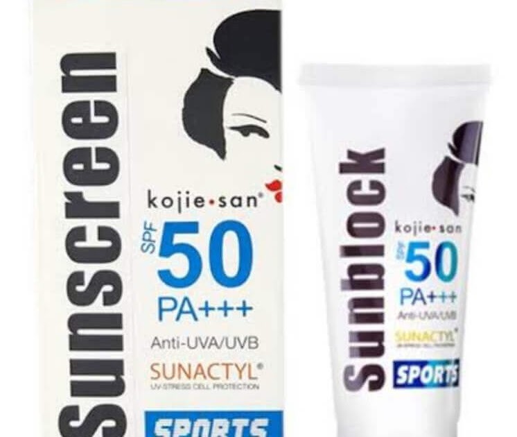 Cek Ingredients Kojie San Sunscreen SPF 50 PA+++ SPORT