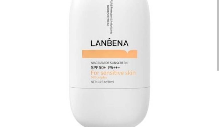 Cek Ingredients Lanbena Niacinamide Sunscreen SPF 50+ PA+++
