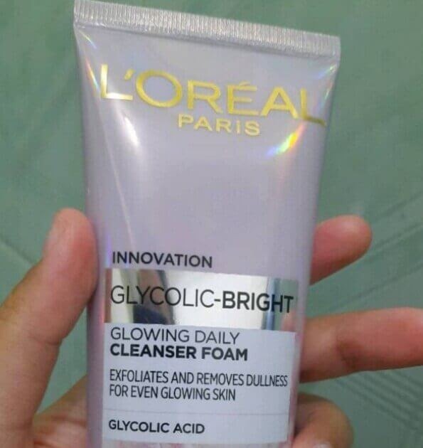 Cek Ingredients L'oreal Glycolic Bright Daily Cleanser Foam