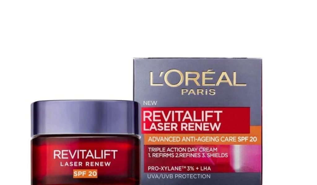 Cek Ingredients L'oreal Revitalift Laser Renew Anti Ageing Day Cream SPF 20