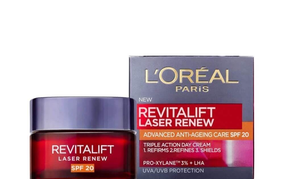 Cek Ingredients L'oreal Revitalift Laser Renew Anti Ageing Day Cream SPF 20