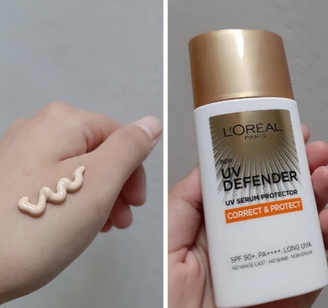 Cek Ingredients L'Oreal UV Defender Correct and Protect