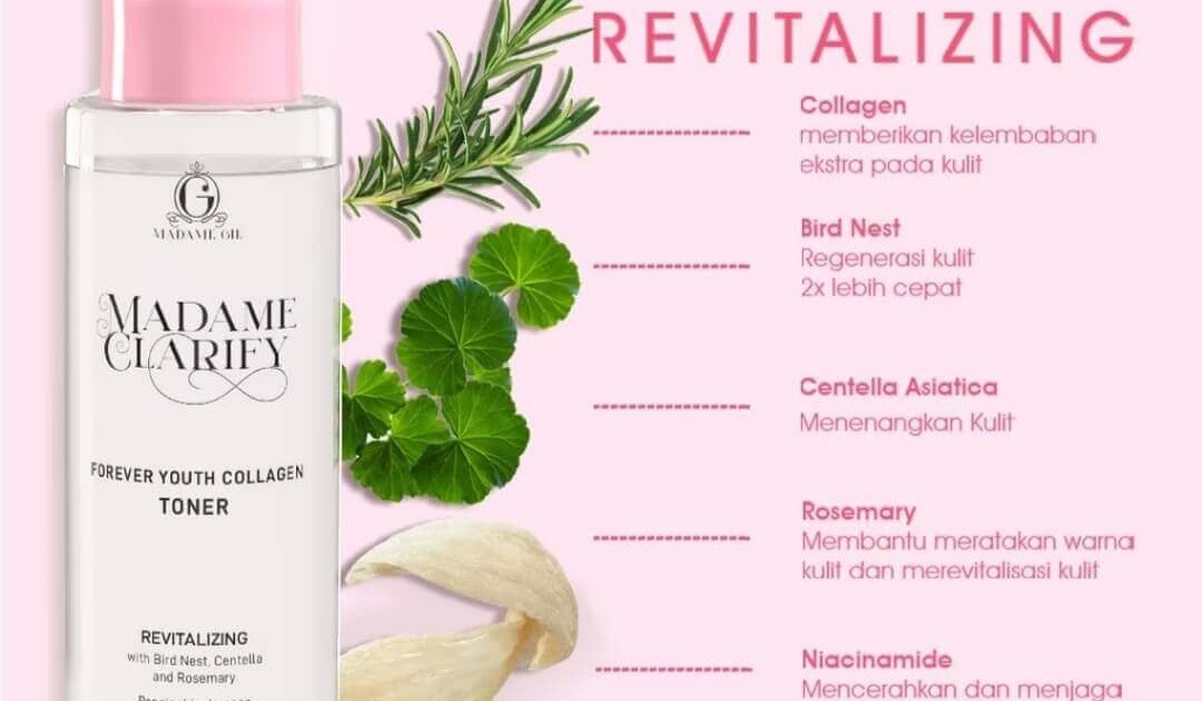 Cek Ingredients Madam Gie Revilalizing Toner (Forever Youth Collagen)