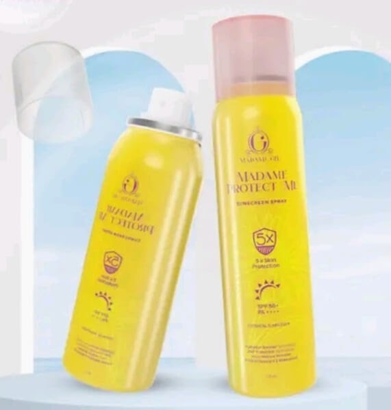 Cek Ingredients Madame Gie Protect Me Sunscreen Spray SPF 50+ PA++++