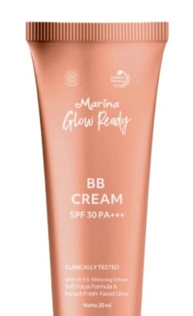 Cek Ingredients Marina BB Cream Glow Ready SpF 30 PA+++